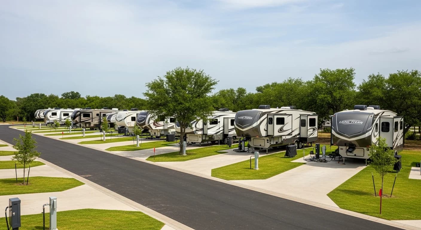 We Planned a Short Stay… Now We Love This Long Term RV Park in Bertram, TX