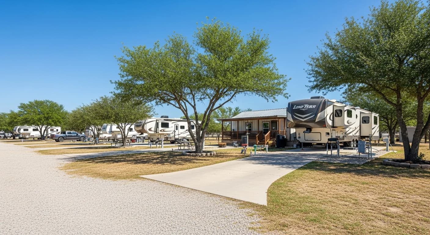 Why This Long Term RV Park in Bertram, TX Feels More Like Home